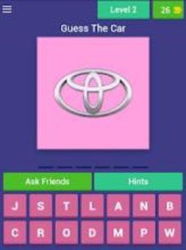 Guess The Car Logo Quiz Free游戲截圖4
