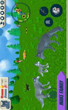 Wolf Simulator: Wild Animals 3D游戲截圖4