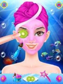 Mermaid Girl Makeup Salon游戲截圖3
