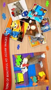 Jerry cat jigsaw puzzle Toms游戲截圖4
