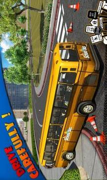 Schoolbus Driver 3D SIM游戲截圖2