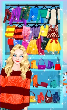 Ice Princess Winter Dress Up游戲截圖2