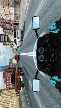 Highway Traffic Rider - 3D Bike Racing游戲截圖2