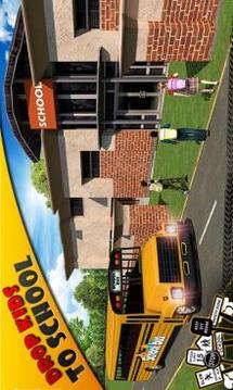 Schoolbus Driver 3D SIM游戲截圖3