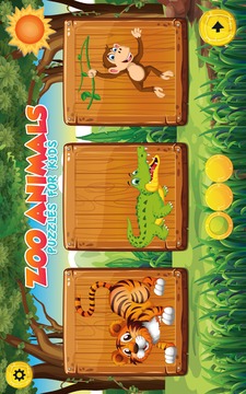Puzzles for kids Zoo Animals游戲截圖4