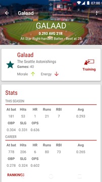 Baseball Legends Manager 2游戲截圖3
