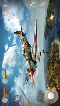 WW2 Naval Gunner Battle Air Strike: Free War Games游戲截圖5