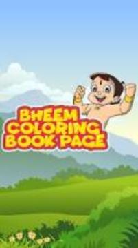 Superhero Bheem Coloring Book游戏截图1