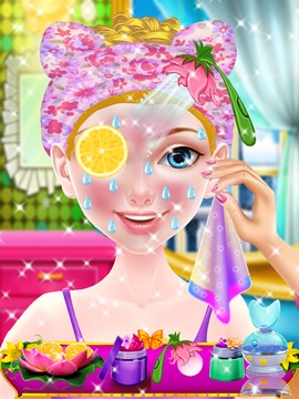Flower Girl - Princess Makeup Salon Games游戲截圖3