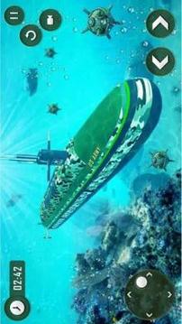 US Army Transporter Submarine Driving Games游戲截圖3