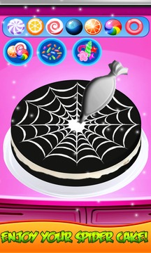 Spider Cake Maker - hot chocolate dessert cooking游戲截圖1