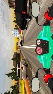 Highway Traffic Rider - 3D Bike Racing游戲截圖3