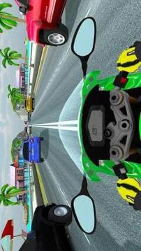 Highway Traffic Rider - 3D Bike Racing游戲截圖1