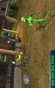 Scary Green Grandpa Alien游戲截圖5