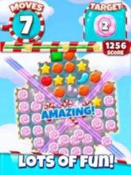 Candy Pop Match 3 - Sweet Jam Fantasy游戲截圖5