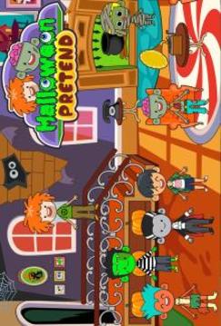 My Pretend Halloween - Trick or Treat Friends FREE游戲截圖2