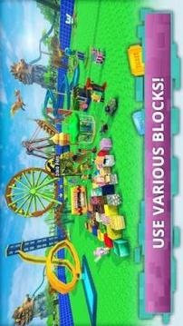 Dino Theme Park Craft: Ride Dinosaur Rollercoaster游戲截圖2