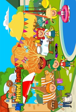 My Pretend Home & Family - Kids Play Town Games!游戲截圖3