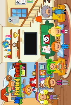 My Pretend Home & Family - Kids Play Town Games!游戲截圖2