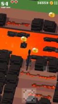 Jurassic Hopper 2: Crossy Dino World Shooter游戲截圖5