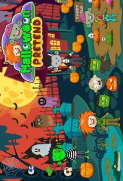 My Pretend Halloween - Trick or Treat Friends FREE游戲截圖1