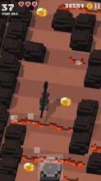 Jurassic Hopper 2: Crossy Dino World Shooter游戲截圖2
