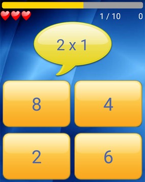 Multiplication Tables Game游戲截圖1