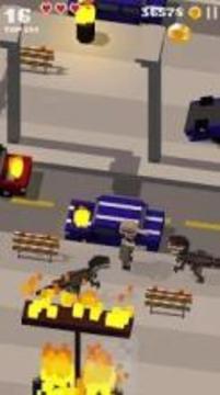 Jurassic Hopper 2: Crossy Dino World Shooter游戲截圖3