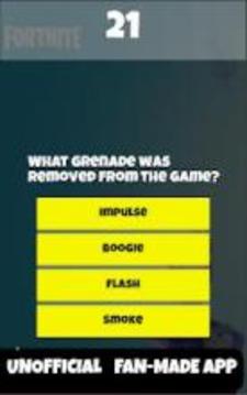 Fortnite Battle Royale Quiz (UNOFFICIAL)游戲截圖1