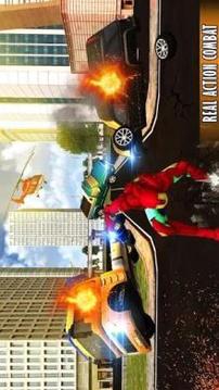 Flying Iron Superhero Man - City Rescue Mission游戲截圖3