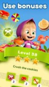 Masha and The Bear Jam Match 3游戲截圖3