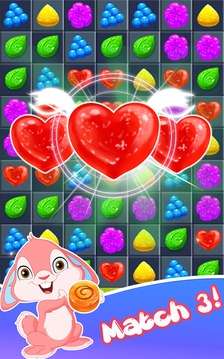 Cream Candy Rain - Match 3 Game游戲截圖5