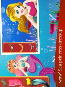 Mermaid Princess Love Story Dress Up Game游戲截圖2