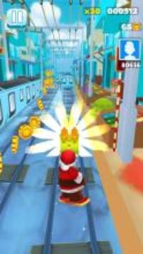 Subway Santa Run游戲截圖3