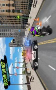 Superhero Stunts Bike Racing游戲截圖4