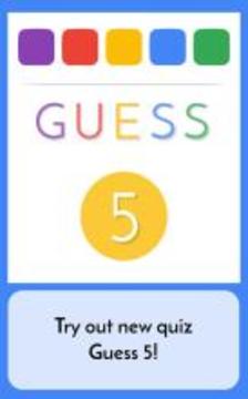 Guess 5 - Quiz World游戲截圖4