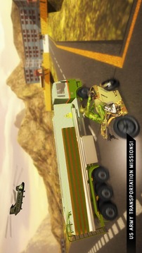 Offroad Army Transporter Sim: Uphill Driving Game游戲截圖1