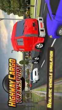Highway Cargo Truck Transport Simulator游戲截圖4