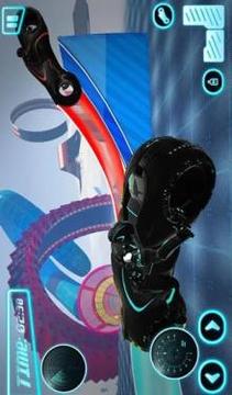 Tron Bike Stunt Racing 3d Stunt Bike Racing Games游戲截圖4