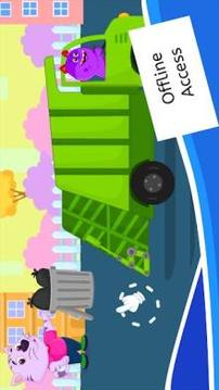 Garbage Truck Games for Kids - Free and Offline游戲截圖1
