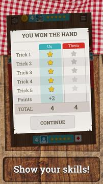 Euchre Free: Classic Card Game游戲截圖3