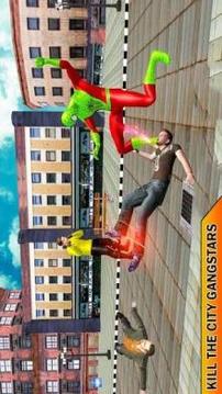 Flying Superhero Iron Spider hero Mission游戲截圖3