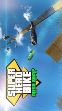Super Hero Bike Mega Ramp游戲截圖2