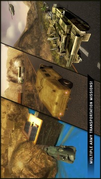 Offroad Army Transporter Sim: Uphill Driving Game游戲截圖5