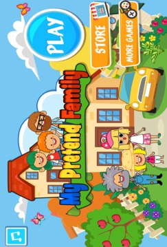 My Pretend Home & Family - Kids Play Town Games!游戲截圖5