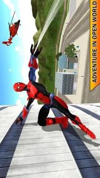 Flying Superhero Iron Spider hero Mission游戲截圖5