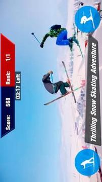 Extreme Snow Skater 3d : Skateboard Games Master游戲截圖1