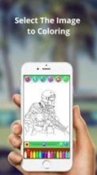 Fort Coloring Book Battleground游戲截圖3