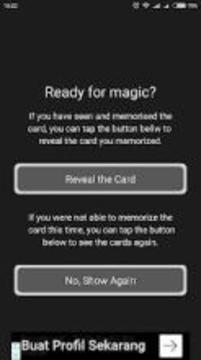 Mind Reader - Trick Card Magic游戲截圖1