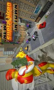 Flame Man Flying Super Hero: City Rescue Mission游戲截圖5